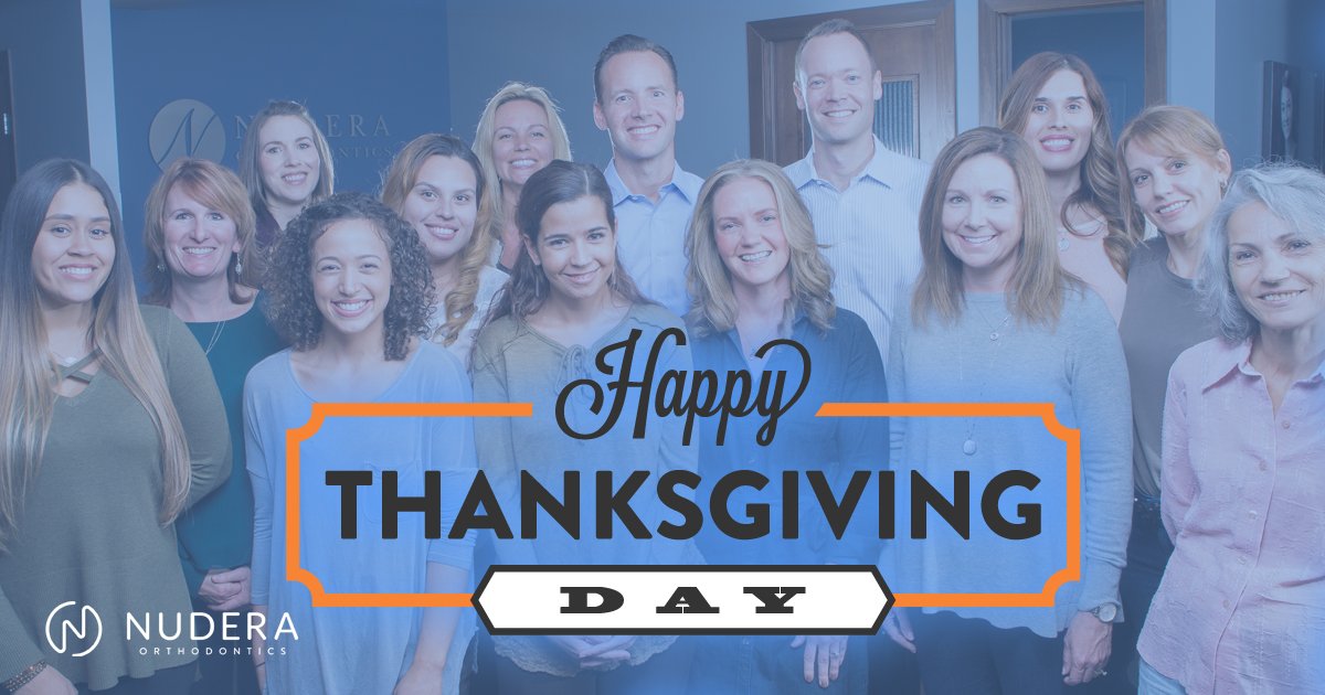 nudera-2017-thanksgiving - Braces and Invisalign in South Elgin and Elmwood Park, IL - Nudera Orthodontics